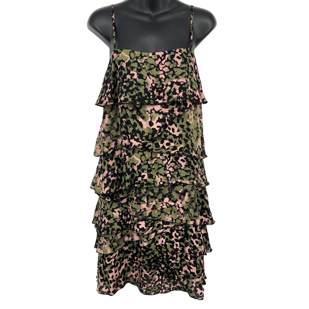 Rebecca Minkoff Sheath Bodycon Dress Size Small S Ruffle Sleeveless Women New